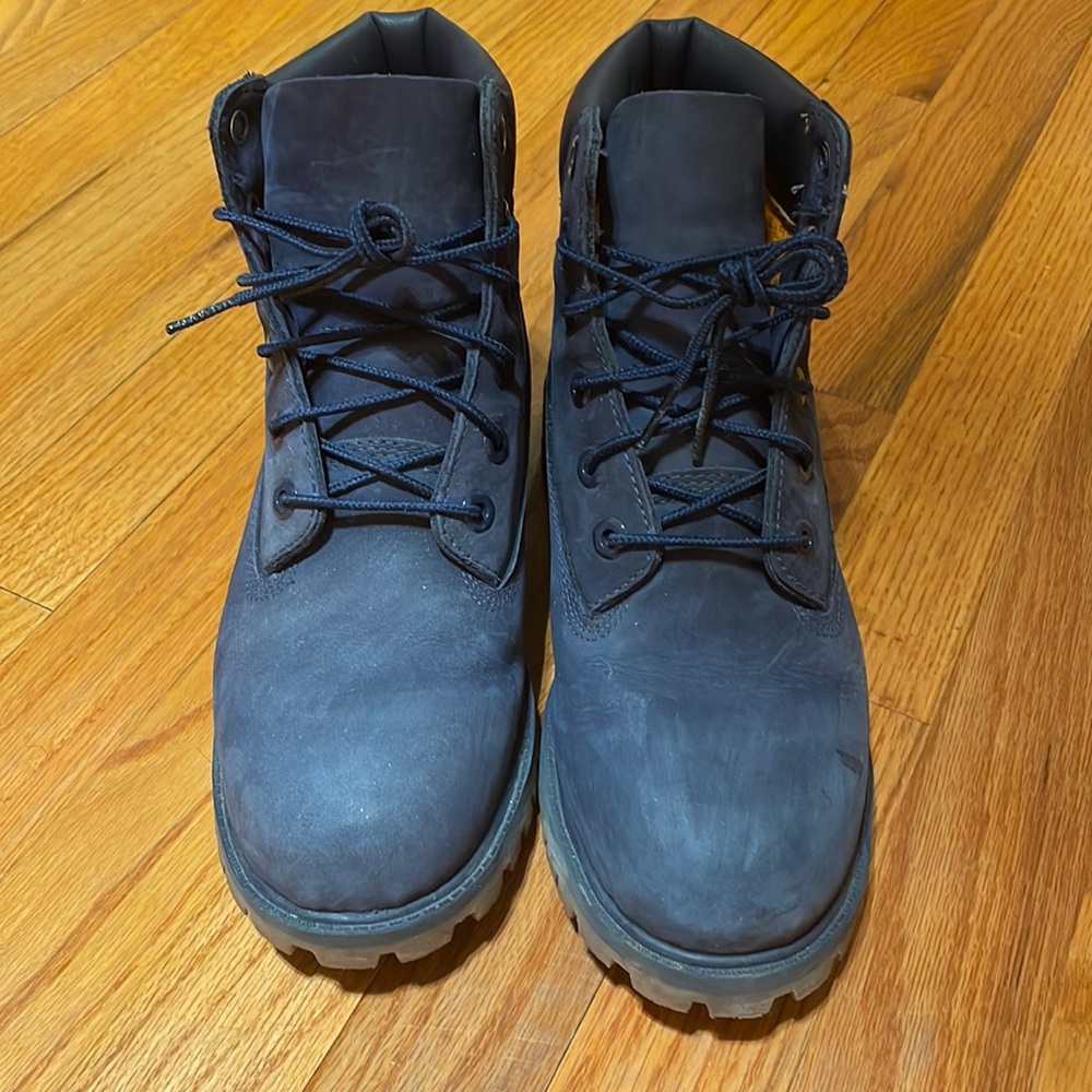 Navy Blue Timberland Boots